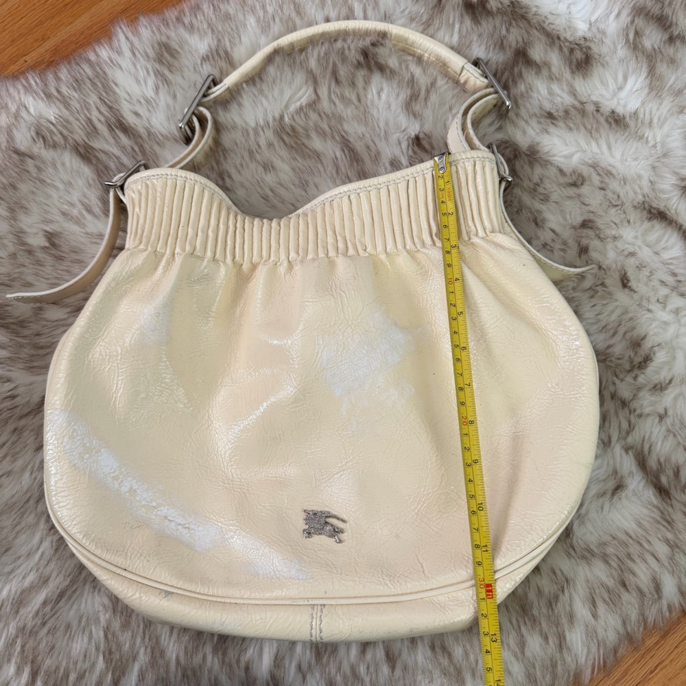 Burberry Patent Leather Shoulder Bag Project Bag TLC damaged - Picture 14 of 15